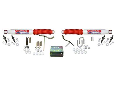 SkyJacker Hydro 7000 Dual Steering Stabilizer Kit (10-13 4WD RAM 2500)