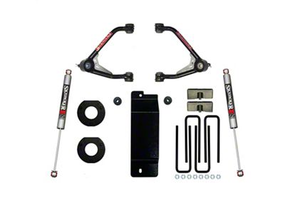 SkyJacker 3.50 to 4-Inch Upper Control Arm Lift Kit with M95 Performance Shocks (14-16 4WD Sierra 1500 w/ Cast Steel Control Arms, Excluding Denali)