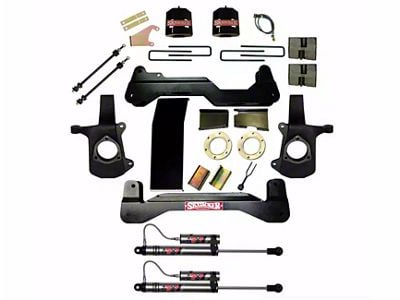 SkyJacker 6-Inch Suspension Lift Kit with Lift Blocks and ADX 2.0 Remote Reservoir Shocks (07-13 Sierra 1500)