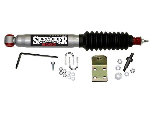 SkyJacker Silver 9000 Single Steering Stabilizer for SkyJacker 3 to 6-Inch Lift (99-06 4WD Sierra 1500)