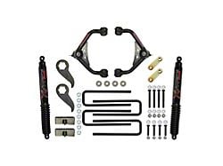 SkyJacker 3 to 3.50-Inch Upper Control Arm Suspension Lift Kit with Black MAX Shocks (11-19 Sierra 2500 HD SRW w/o Factory Overload Springs, Excluding Denali)