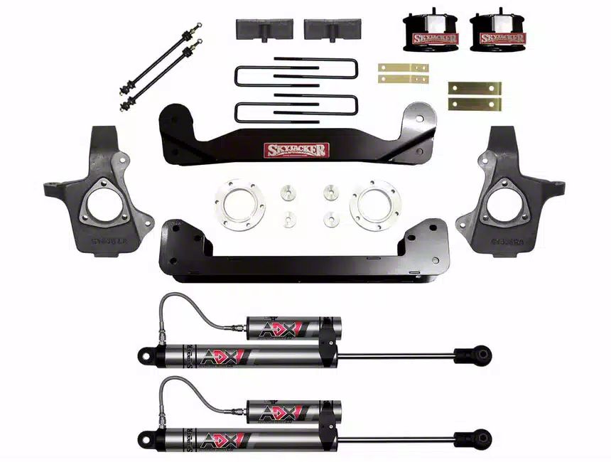 Skyjacker Silverado 1500 4-inch Suspension Lift Kit With Adx 2.0 Remote 