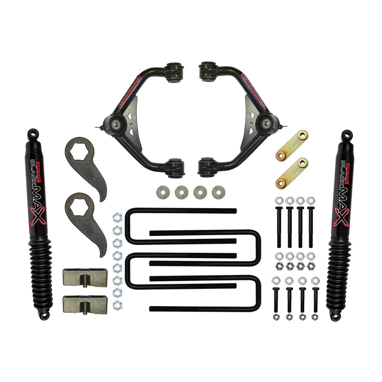 Skyjacker Silverado 2500 3 To 3 50 Inch Upper Control Arm Suspension Lift Kit With Black Max