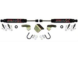 SkyJacker Black MAX Dual Steering Stabilizer Kit for 4+ Inch Lift (11-19 4WD Silverado 3500 HD)