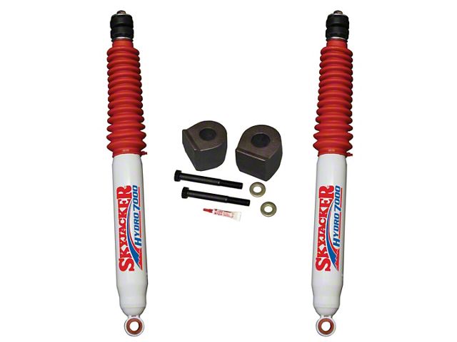 SkyJacker 2.50-Inch Metal Spacer Leveling Kit with Hydro Shocks (11-16 4WD F-250 Super Duty)