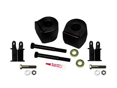 SkyJacker 2.50-Inch Front Spacer Leveling Kit with Shock Extension Brackets (17-24 4WD F-250 Super Duty)