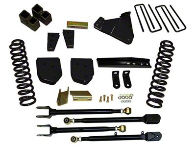 SkyJacker 4-Inch Suspension Lift Kit with 4-Link Conversion and M95 Performance Shocks (11-16 4WD 6.7L Powerstroke F-250 Super Duty)