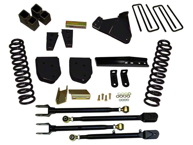 SkyJacker 4-Inch Suspension Lift Kit with 4-Link Conversion and Nitro Shocks (11-16 4WD 6.7L Powerstroke F-250 Super Duty)