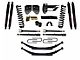 SkyJacker 4-Inch Suspension Lift Kit with 4-Link Conversion, Rear Leaf Springs and Black MAX Shocks (17-22 4WD 6.7L Powerstroke F-250 Super Duty)