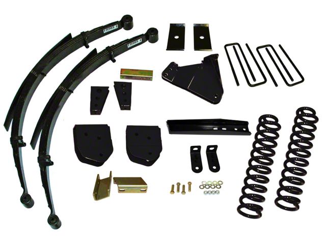 SkyJacker 4-Inch Suspension Lift Kit with Rear Leaf Springs and Nitro Shocks (11-16 4WD 6.2L F-250 Super Duty)