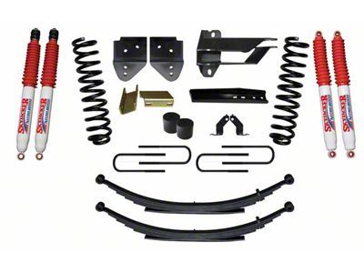 SkyJacker 4-Inch Suspension Lift Kit with Rear Leaf Springs and Nitro Shocks (17-22 4WD 6.2L F-250 Super Duty)