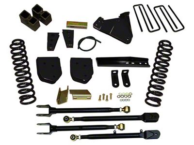 SkyJacker 6-Inch Suspension Lift Kit with 4-Link Conversion and Hydro Shocks (11-16 4WD 6.7L Powerstroke F-250 Super Duty)