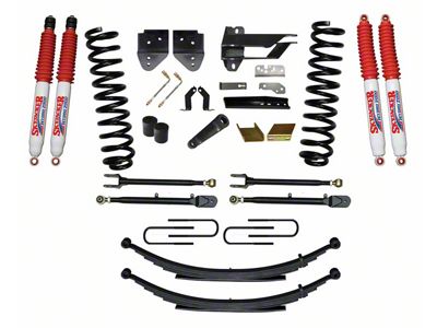SkyJacker 6-Inch Suspension Lift Kit with 4-Link Conversion, Rear Leaf Springs and Hydro Shocks (17-22 4WD 6.2L F-250 Super Duty)
