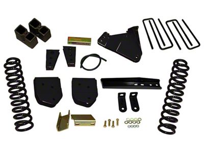 SkyJacker 6-Inch Suspension Lift Kit with Black MAX Shocks (11-16 6.2L 4WD F-250 Super Duty)