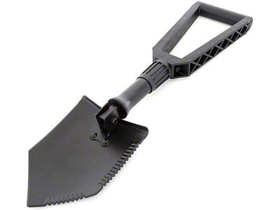 Smittybilt Shovel; Black