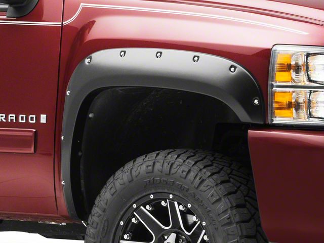 Smittybilt M1 Bolt-On Fender Flares; Black (07-13 Silverado 1500)