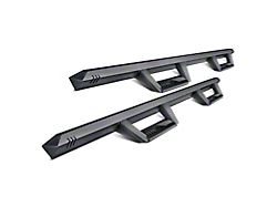 Smittybilt Angular Drop Side Step Bars; Textured Black (19-25 RAM 1500 Crew Cab)