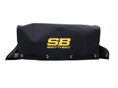 Smittybilt Winch Cover; Black