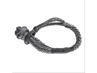 Smittybilt Power Recoil Shackle Rope; 1.750-Inch; Gray; 18-Ton Weight Rating