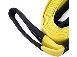 Smittybilt Recovery Tow Strap; 4-Inch Wide; 20-Feet; 40,000-Pound Weight Rating