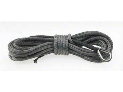 Smittybilt XRC Synthetic Rope; .25-Inch Thickness; 40-Feet; 4,000-Pound Cable Capacity