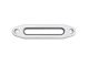 Smittybilt Aluminum Hawse Fairlead; Polished (Universal; Some Adaptation May Be Required)