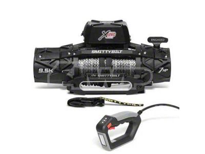 Smittybilt XRC Gen3 9.5K Comp Series Winch with Synthetic Cable (Universal; Some Adaptation May Be Required)