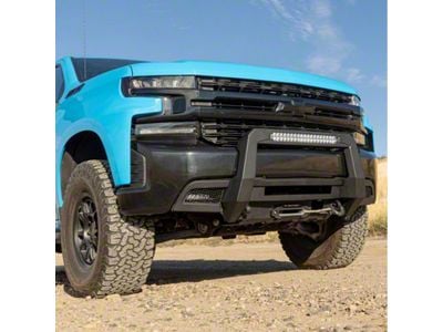 Smittybilt Orion Front Bumper; E-Coated Black (19-21 Silverado 1500; 2022 Silverado 1500 LTD)