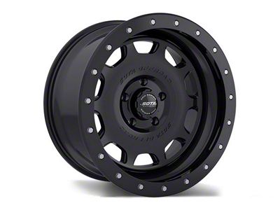 SOTA Off Road D.R.T. Stealth Black 6-Lug Wheel; 17x8.5; -32mm Offset (14-18 Silverado 1500)