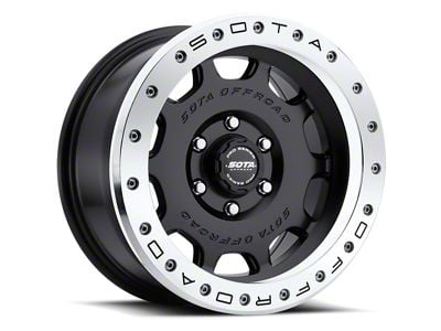 SOTA Off Road D.R.T. Stealth Black 6-Lug Wheel; 17x8.5 (07-22 Sierra 1500)