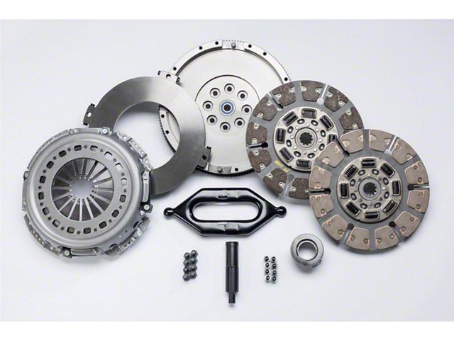 South Bend Clutch Stage 4 Street Dual Disc Organic/Ceramic Clutch Kit; 10-Spline (03-05 5.9L RAM 3500 w/ NV5600 Transmission)