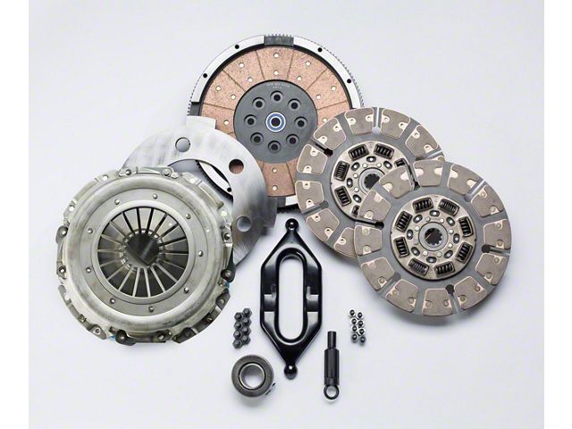 South Bend Clutch Stage 5 Competition Dual Disc Ceramic Clutch Kit; 10-Spline (03-04 5.9L RAM 3500 w/ NV4500 Transmission)