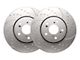 SP Performance Diamond Slot 5-Lug Rotors with Silver ZRC Coating; Front Pair (97-03 4WD F-150)