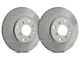 SP Performance Peak Series Slotted 5-Lug Rotors with Gray ZRC Coating; Front Pair (97-03 4WD F-150)