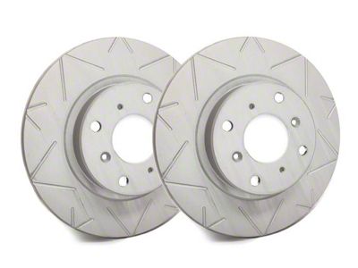 SP Performance Peak Series Slotted 5-Lug Rotors with Gray ZRC Coating; Front Pair (99-00 Early F-150 Lightning)