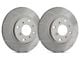 SP Performance Peak Series Slotted 5-Lug Rotors with Gray ZRC Coating; Front Pair (99-00 Early F-150 Lightning)