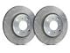 SP Performance Peak Series Slotted 5-Lug Rotors with Silver ZRC Coating; Rear Pair (97-98 F-150 w/ ABS Brakes)