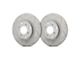 SP Performance Peak Series Slotted 7-Lug Rotors with Gray ZRC Coating; Front Pair (00-03 4WD F-150)