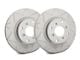 SP Performance Peak Series Slotted 7-Lug Rotors with Gray ZRC Coating; Front Pair (97-03 2WD F-150 w/ 4-Wheel ABS)