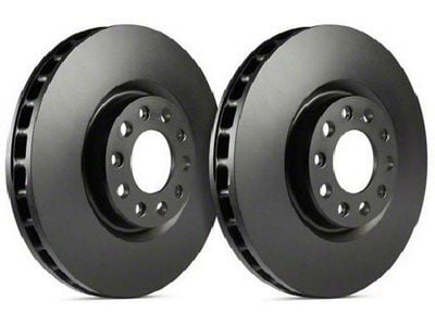 SP Performance Premium 5-Lug Rotors with Black ZRC Coated; Rear Pair (97-98 F-150 w/ ABS Brakes)