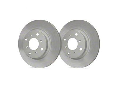 SP Performance Premium 5-Lug Rotors with Silver ZRC Coated; Front Pair (Late 00-03 2WD F-150 w/ ABS Brakes)