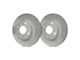 SP Performance Premium 5-Lug Rotors with Silver ZRC Coated; Front Pair (Late 00-03 2WD F-150 w/ ABS Brakes)