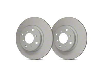 SP Performance Premium 6-Lug Rotors with Silver ZRC Coated; Rear Pair (15-17 F-150 w/ Electric Parking Brake)