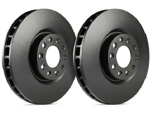 SP Performance Premium 8-Lug Rotors with Black Zinc Plating; Front Pair (11-12 4WD F-350 Super Duty SRW)