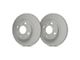 SP Performance Premium 8-Lug Rotors with Silver Zinc Plating; Front Pair (13-22 4WD F-350 Super Duty)