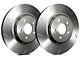 SP Performance Slotted 8-Lug Rotors with Silver Zinc Plating; Front Pair (13-22 4WD F-350 Super Duty)