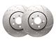 SP Performance Diamond Slot 8-Lug Rotors with Silver Zinc Plating; Rear Pair (03-08 RAM 2500)