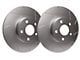 SP Performance Slotted 8-Lug Rotors with Silver Zinc Plating; Front Pair (09-18 RAM 2500)