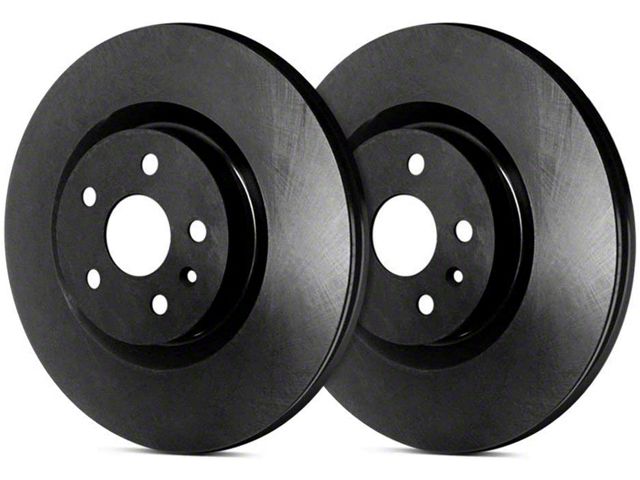 SP Performance Premium 8-Lug Rotors with Black Zinc Plating; Rear Pair (03-08 RAM 3500)