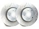 SP Performance Peak Series Slotted 8-Lug Rotors with Silver Zinc Plating; Front Pair (01-06 Sierra 1500)